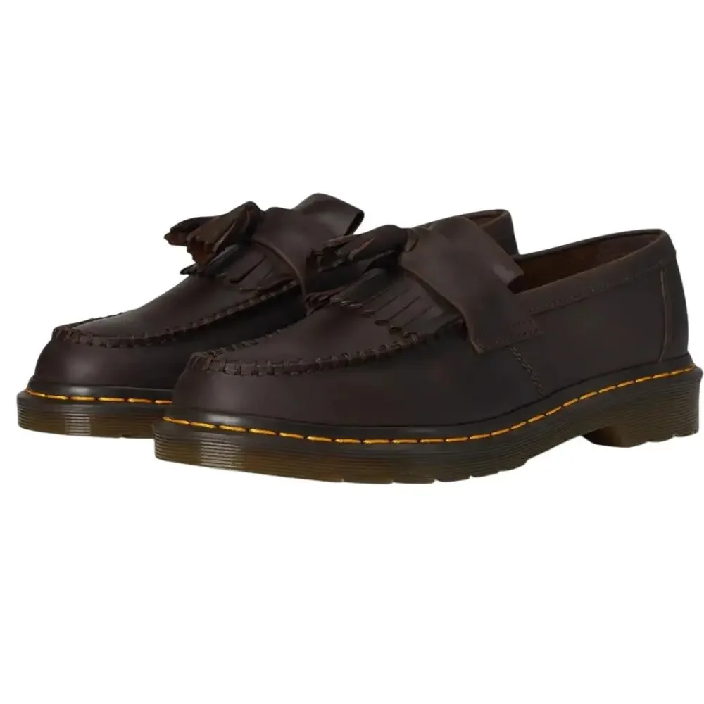 Dr. Martens Womens Adrian Bex Loafers EU 38 US 7 Brown Leather EUC
